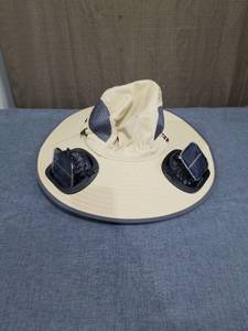 lot 1759 image: Solar-Powered Cooling Hat with Dual Fan Units