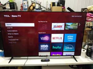 lot 1785 image: TCL 55S451 55 inch Roku TV