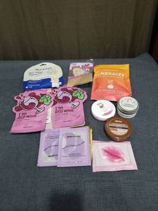 lot 1786 image: Beauty & Skincare Lot Masks, Shower Steamers, Hand Gloves, Wig Cap, Lip Mask