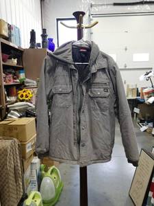 lot 1802 image: Dickies Mens Jacket with Hood Gray MMM RN2J697 CA0109S