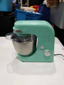 lot 1853 image: Hamilton Beach Stand Mixer Turquoise