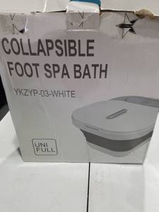 lot 1865 image: Collapsible Foot Spa Bath YKZYP-03-WHITE