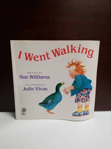 lot 2553 image: I Went Walking by Sue Williams Illustrated by Julie Vivas Childrens Picture Book