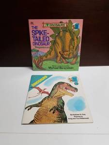 lot 2591 image: 2 Dinosaur Childrens Books The Spike-Tailed Dinosaur Stegosaurus and Dinosaurs