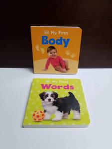 lot 2628 image: DK My First Body and My First Words Board Books 2-Book Set
