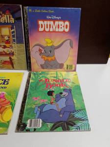 Little Golden Books Disney Set of 4: Cinderella, Dumbo, Alice in Wonderland, Jungle Book