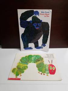 lot 2649 image: Eric Carle 2 Books From Head to Toe The Very Hungry Caterpillar
