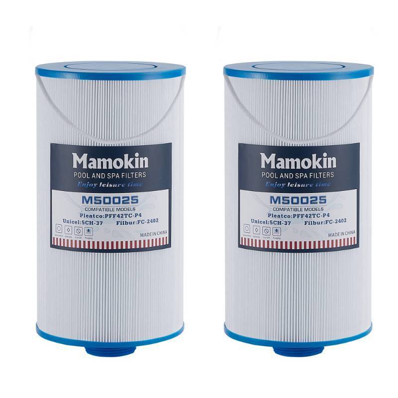 lot 26041 image: Mamokin 303279 Hot Tub Filter Replaces Filbur FC-2402, 5CH-37, PFF42TC-P4, 78460 and Lifesmart, AquaTerra, Fantasy, Freeflow, Simplicity, Bermuda, Aspire, Azure, Spa Filter-2 Pack - Retail $43