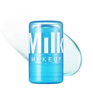 lot 4349 image: Milk Makeup Cooling Water Jelly Ice Calming Serum with Niacinamide&nbsp Reduces the Look of Puffiness  Redness for Visibly Calm Skin&nbsp Hydrating, Non-Comedogenic Serum wBlue Light Protection 0.46 oz - Retail $29