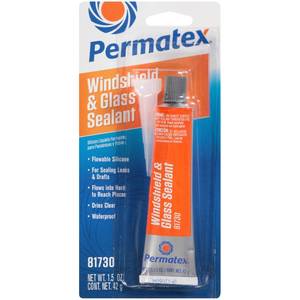 lot 4413 image: Permatex 81730 Flowable Silicone Windshield and Glass Sealer, 1.5 oz. - Retail $8