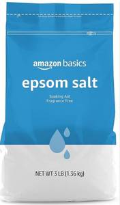 lot 4442 image: Amazon Basics Epsom Salt Soak Fragrance Free 3 lb&nbsp