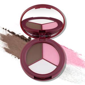 lot 4445 image: Color Nymph 3 Colors Contour Blush Highlighter Palette, 3-in-1 Makeup Palettes for Light Complexion  Nourishing &amp Long-lasting with Shimmer Matte Powder, Travel Size Pallet, Vegan &amp Cruelty-Free #02 - Retail $9