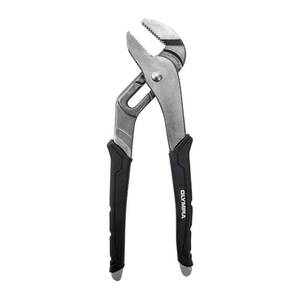 lot 4456 image: Olympia Tools 10-Inch Tongue and Groove Pliers, Straight Jaw Pliers with Cushion grip, 6 Jaw positions, 2.1 Jaw Capacity - Retail $10