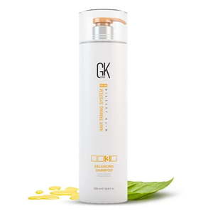 lot 4581 image: GK HAIR Global Keratin Balancing Shampoo (33.8 Fl Oz1000ml) For Oily & Color Treated Hair Deep Cleansing  Restores pH Levels Ideal for Over-Processed and Environmentally Stressed Hair - Retail $72