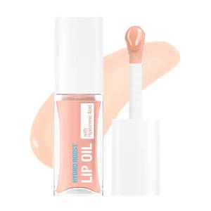 lot 4728 image: Neutrogena Hydro Boost Lip Oil, Hyaluronic Acid Hydrates and Nourishes, Mirror-Like Shine for Fuller-Looking Lips, Tinted Gloss Adds Pop of Color, Formulated Without Parabens, Light Pink, .2 fl oz - Retail $10