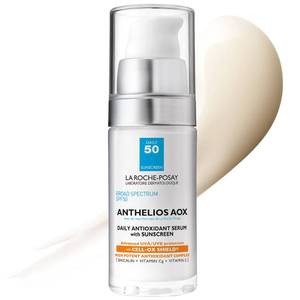 lot 4738 image: La Roche-Posay Anthelios AOX Daily Antioxidant Serum with SPF, Face Moisturizer with Sunscreen and Vitamin C & E, Oil Free Face Sunscreen for Sensitive Skin, Moisturizing Sun Protection - Retail $45