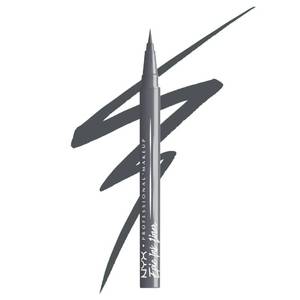lot 4797 image: NYX PROFESSIONAL MAKEUP Epic Ink Liner, Waterproof Matte Liquid Eyeliner with Vegan Formula - Stone Washed (Grey) - Retail $10
