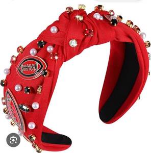 lot 4825 image: Football Headband for Women Game Day Hair Accessory Red&nbsp