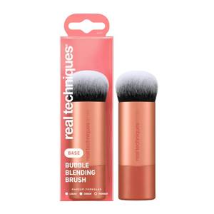 lot 4887 image: Real Techniques Bubble Blending Makeup Brush, Multipurpose Foundation Brush For Liquid, Cream, & Powder Products, Unique Round Brush Head, Synthetic Bristles, Vegan & Cruelty Free, 1 Count - Retail $9