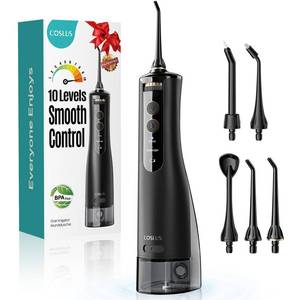 lot 5239 image: COSLUS ADA Accepted E40 Water Flosser, 10 Pressure Settings Easy to Adjust - Retail $40