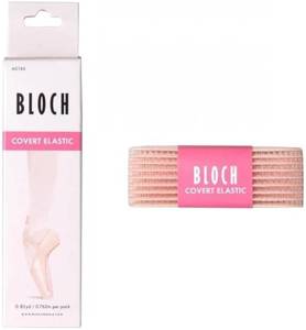 lot 5248 image: Bloch Dance A0185 Covert Elastic BalletPointe Shoe Elastic, Pink, One Size - Retail $8