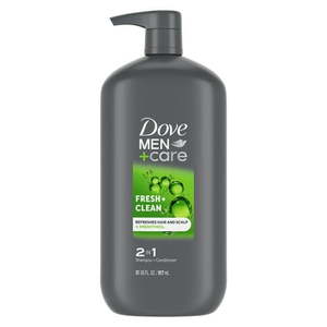 lot 5303 image: Dove MenCare Daily 2-in-1 Shampoo and Conditioner Fresh & Clean  31 oz - Retail $10