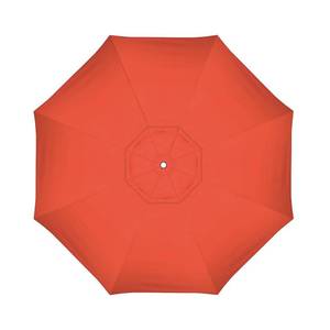 lot 5313 image: California Umbrella Replacement Canopy Cover in Sunset Olefin Umbrella, 11 Round - Retail $126