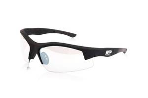 lot 5321 image: Smith & Wesson M&P Super Cobra Frame Shooting Glasses with No-Slip Rubber, Impact Resistance and Anti-Fog Lenses for Shooting, Working and Everyday Use - Retail $19