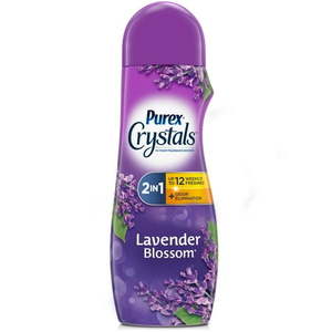 lot 5352 image: Purex Crystals In-Wash Odor Eliminating Scent Booster  Lavender Blossom  21oz