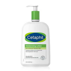 lot 5399 image: Cetaphil Moisturizing Lotion Dry Normal Sensitive Protects Skin 20 fl oz - Retail $32
