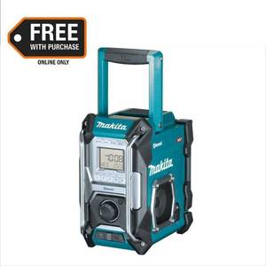 lot 3581 image: Makita GRM02 40V Max XGT Lithium-Ion Cordless Bluetooth Job Site Radio (Tool Only)