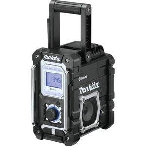 lot 3590 image: Makita XRM06B Bluetooth Cordless Job Site Radio  Black - Retail $288