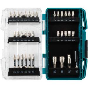 lot 3597 image: Makita Impact XPS Bit Set Fastening Tool Material Steel  35 Pieces - Retail $39