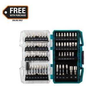 lot 3599 image: Makita Impact XPS Impact Bit Set 60-Piece Steel - Model E-01644 - Retail $60