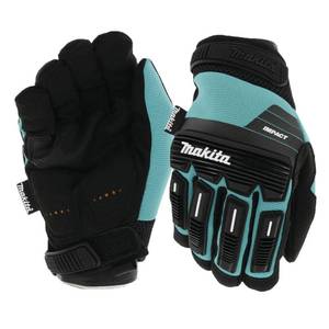 lot 3617 image: Makita Advanced Impact Demolition Gloves (Large) 2 Pairs - Retail $63