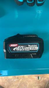 lot 3619 image: Makita XGT 40V Li-ion 5.0Ah Battery&nbsp