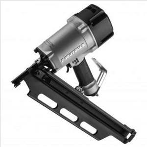 lot 3634 image: PneuTools 3 12-Inch 21Deg Plastic Collated Framing Gun Tool - Model SN2283H - Retail $270