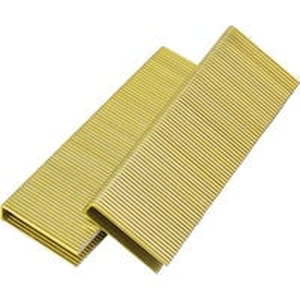 lot 3694 image: Grip-Rite 16-Gauge Galvanized GS-Style Medium Crown Finish Staple  12 In. x 1-12 In. (10 000 Ct.) - Retail $133