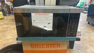 lot 3716 image: Sharp Carousel Commercial Microwave Oven with Unicatch Base&nbsp