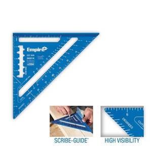 lot 8671 image: Milwaukee Tool 7 in. True Blue� Laser Etched Rafter Square - Retail $107