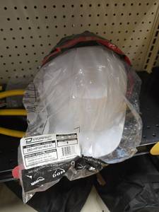 lot 8725 image: Hard Hat 4-Point Fas-Trac III Suspension Polyethylene Shell White - MSA 10034018 - Retail $25