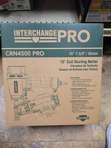 lot 8736 image: Interchange Pro CRN4500 PRO 15° Coil Roofing Nailer 1-34 45mm