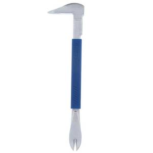 lot 8767 image: (5) ESTWING Pro Claw Nail Puller - 9  Pry Bar with Forged Steel Construction & No-Slip Cushion Grip - PC210G - Retail $15