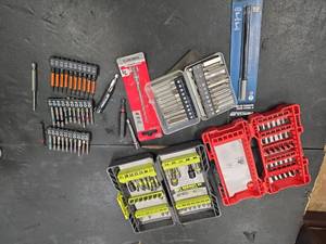 lot 8795 image: Driver Bit Set Lot with Tool Cases and Organizers