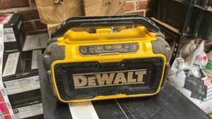 lot 8202 image: DeWalt Bluetooth Speaker - Model DCR010