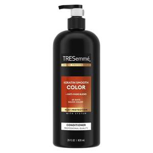 lot 103 image: Tresemme Cruelty-free Keratin Smooth Color Conditioner for Color Treated Hair - 28 fl oz Paraben-Free, Mineral Oil-Free, Contains Keratin - Retail $16