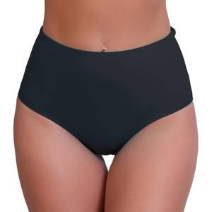 lot 12170 image: Halcurt Womens High Waisted Swim Bottoms (Available in Plus) Full Coverage Bikini Swimsuit Bottoms Grey L