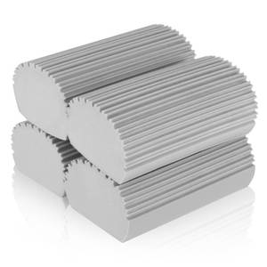 lot 12193 image: Ujat Stoml 4 Pack Wet Cleaning Dust Sponges Cleaning Sponge Erasers for Blinds Recesses and Taps Floors Fan Blades Vents Glass Railings Mirrors Reusable Efficient Cleaning Supplies