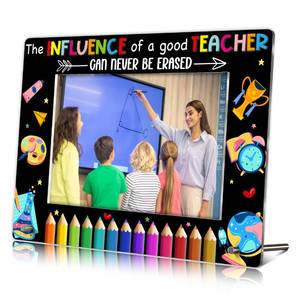 lot 12263 image: Teacher Picture Frame, The Influence Of A Good Teacher Can Never Be Erased Acrylic Photo Frame, Teachers Appreciation Gifts For Teachers Day, Teachers Thank You Gifts For Retirement Christmas -04