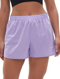 lot 14020 image: Womens Sports Shorts Quick Drying Loose Lightweight Breathable for Running, Fitness, Yoga Shorts (US, Alpha, One Size, X-Large, Regular, Regular, Purple)